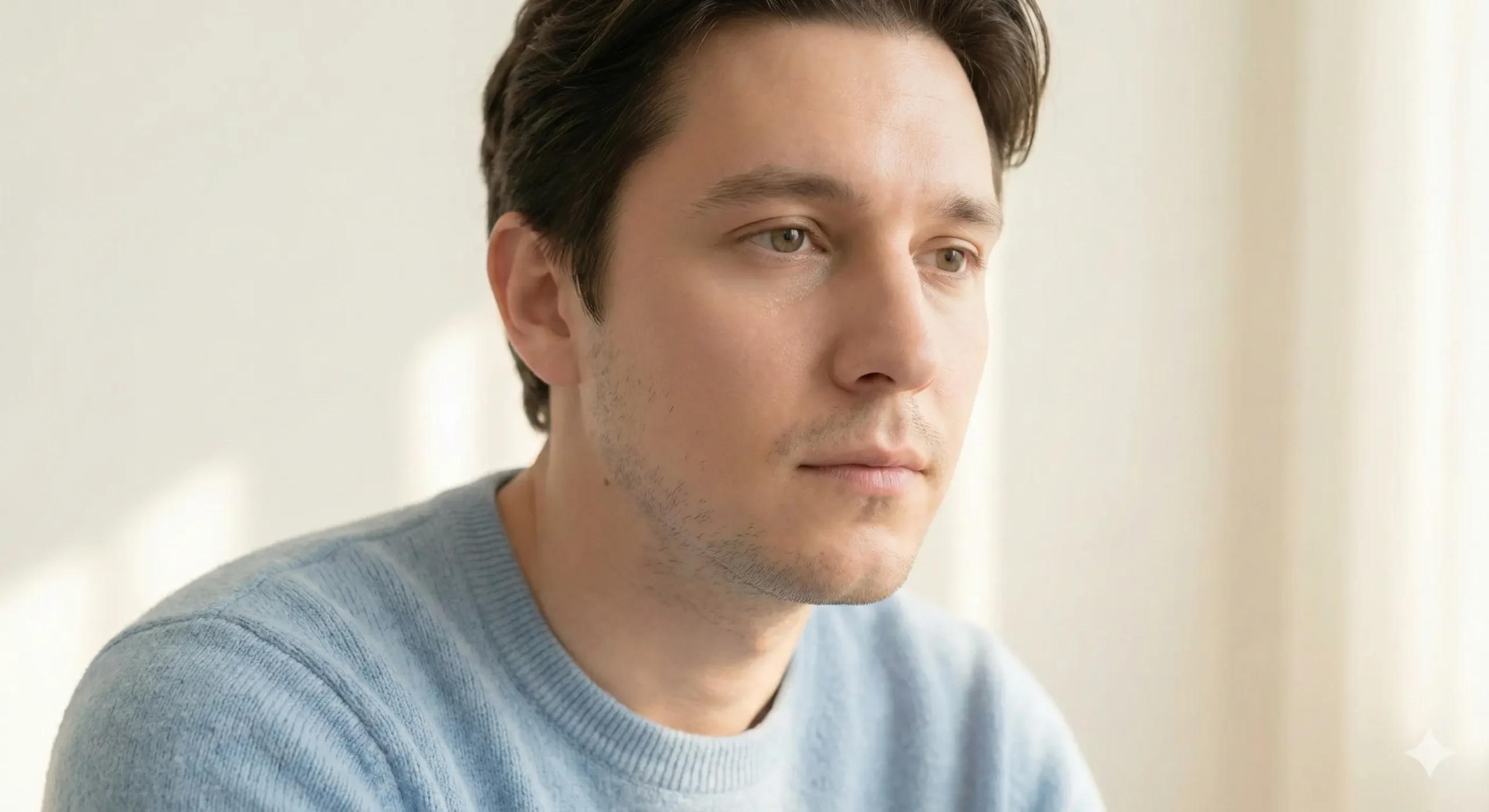 Soft Korean-style AI portrait with pastel tones and gentle lighting