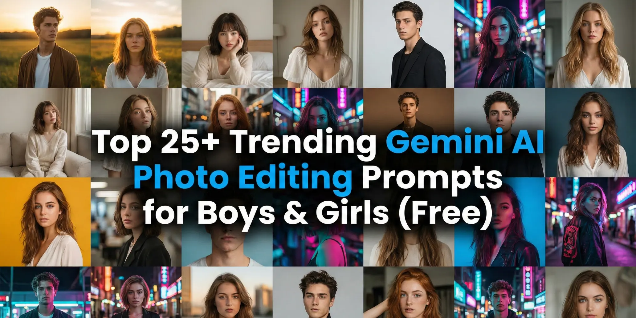 Top 25 Trending Gemini AI Photo Editing Prompts for Boys and Girls