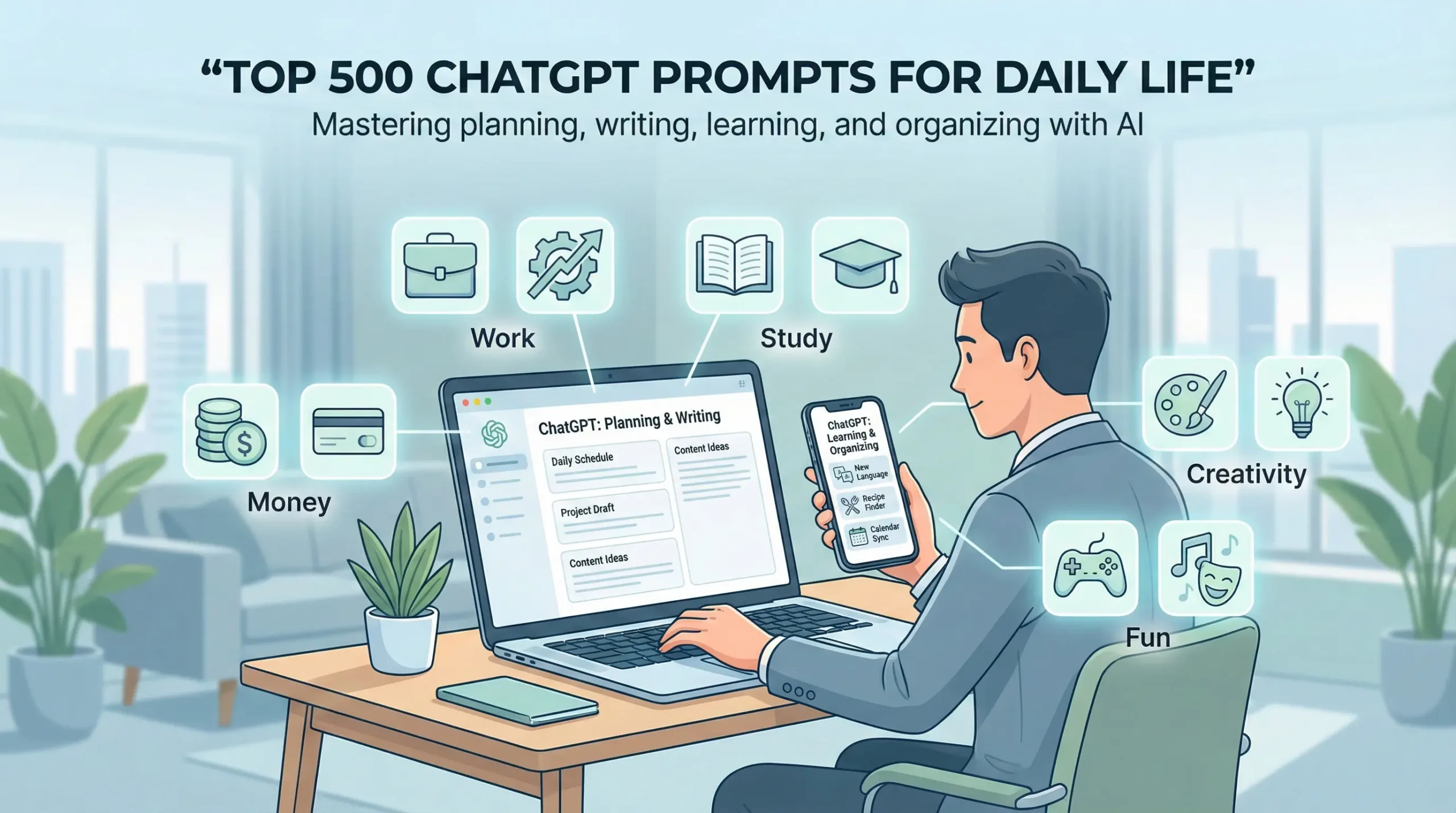 Top 500 ChatGPT Prompts for Daily Life