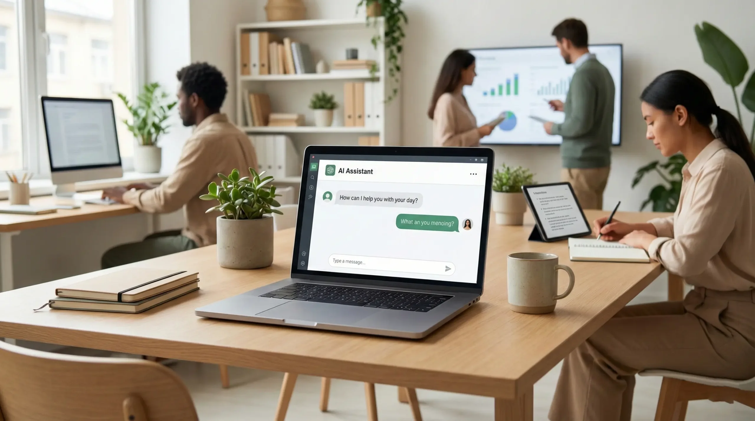 people using AI for work and daily life